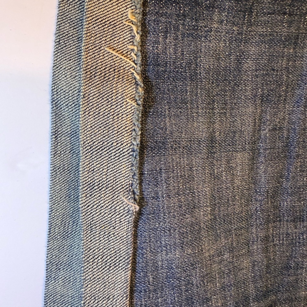 J. Crew Factory Shorts Mid Rise Stretch Hipslung Dark Blue Denim Cuffed EUC - Picture 7 of 13